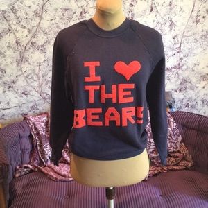 Vintage “I Love the Bears” sweater